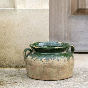 Grand Illusions Terracotta Pot Green